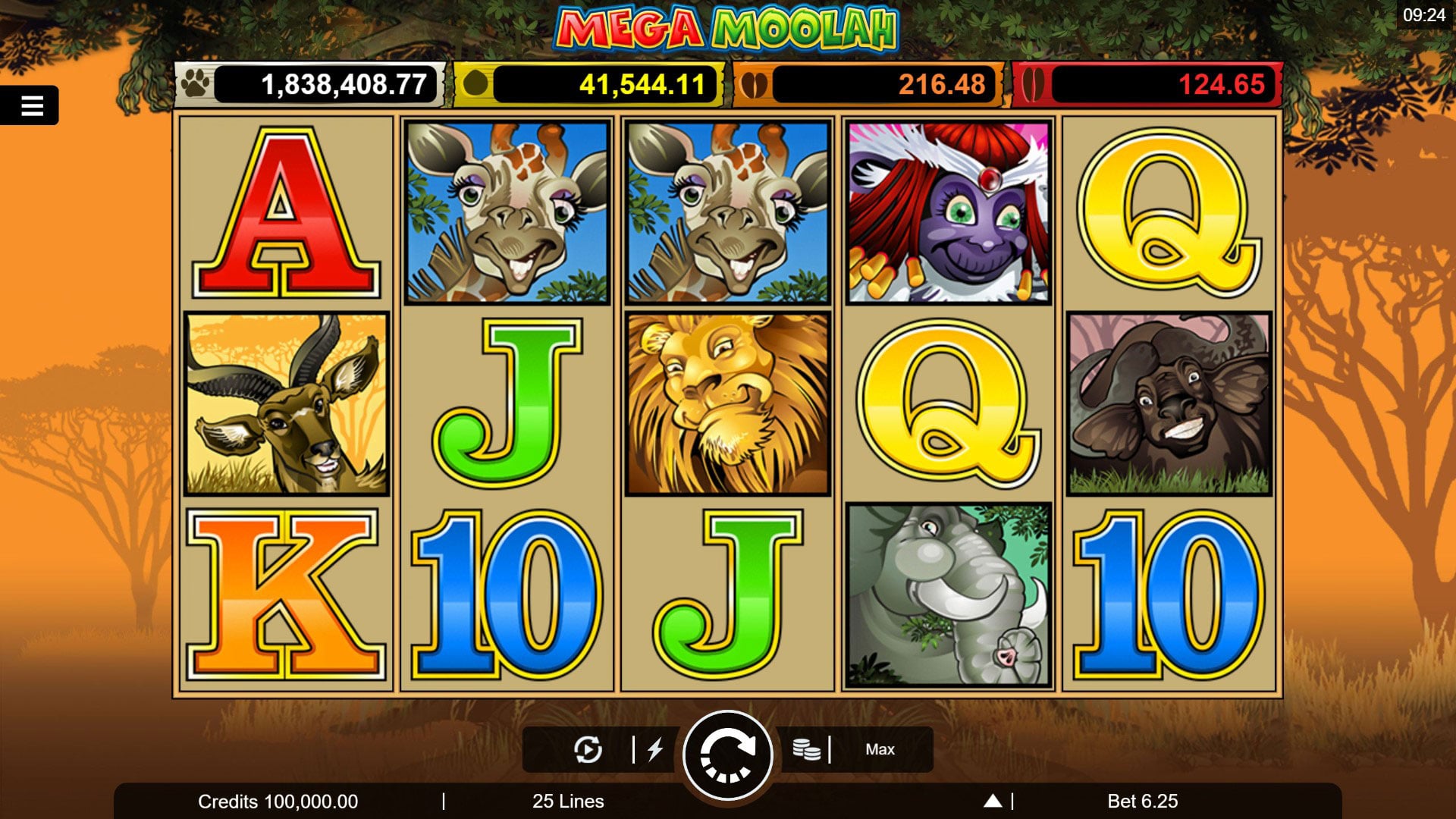 Which jackpot is won most often