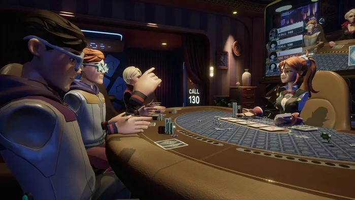 Virtual Reality Poker: Multiplayer Games in Immersive Environments