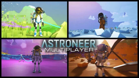 Astroneer Split Screen Gameplay