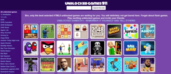 Best Games on Unblocked Games 911