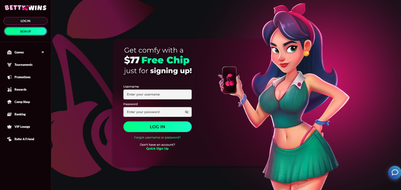 Betty Wins Casino