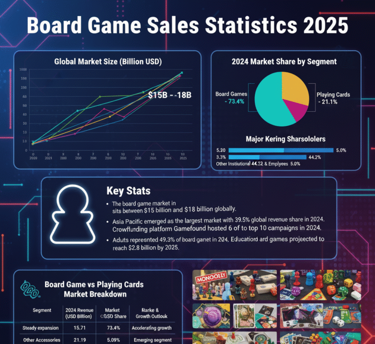 Board Game Sales Statistics 2025
