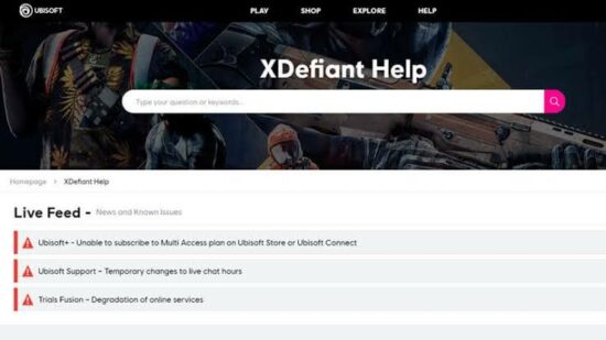 Common XDefiant server issues
