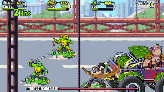 Crossplay Teenage Mutant Ninja Turtles Shredder's Revenge between PC and Xbox One