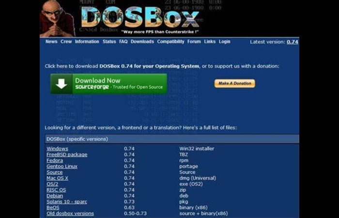 DOSBox-staging emulator