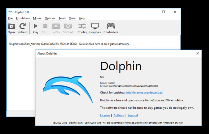 Dolphin emulator