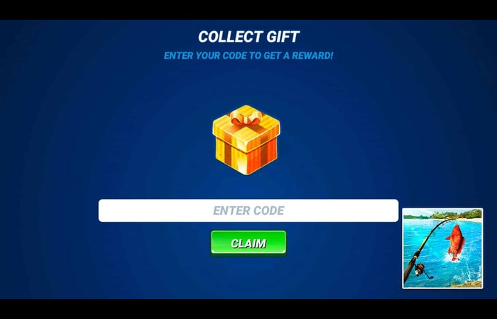 Fishing Clash gift code option