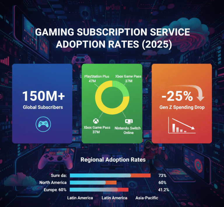 Gaming subscription service adoption rates