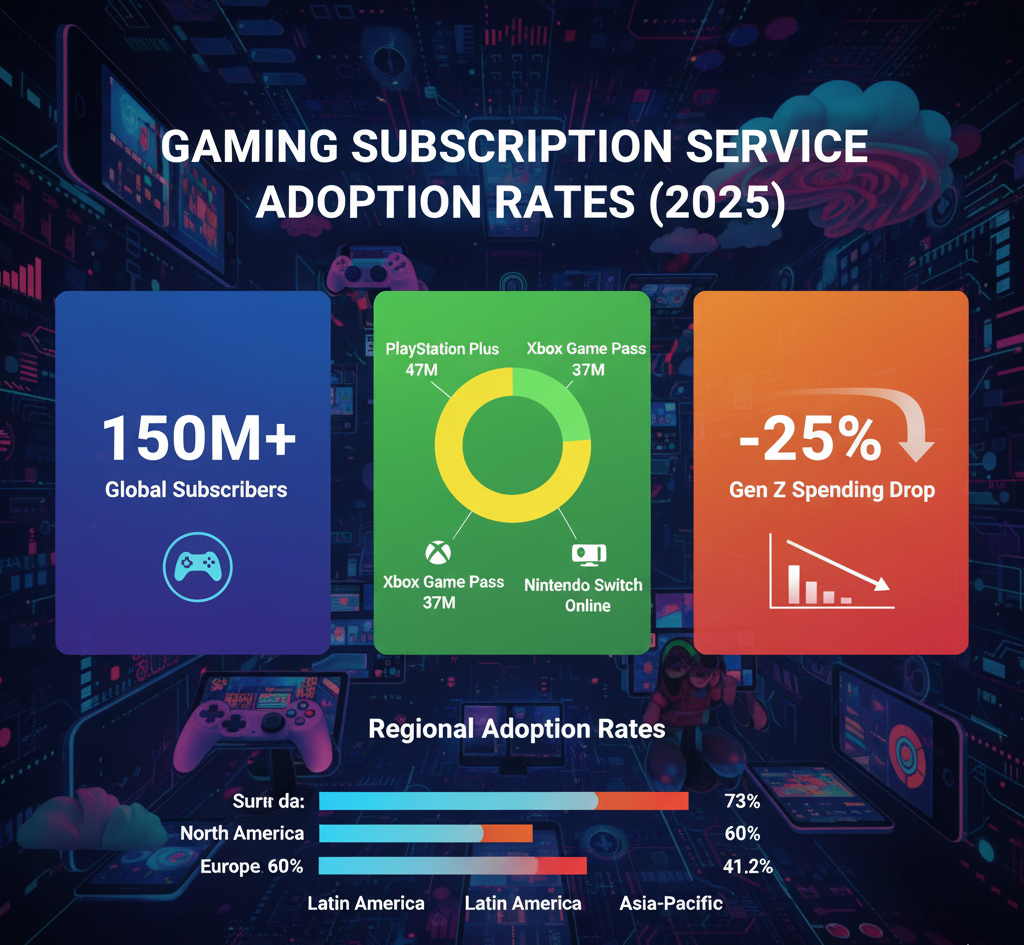 Gaming Subscription Service Adoption Rates (2025)