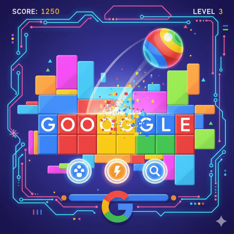 Google Block Breaker
