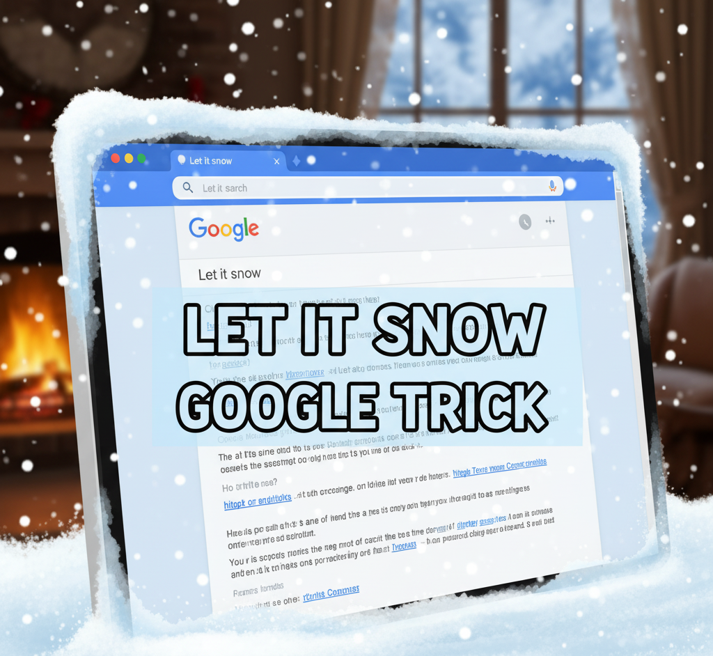 Let It Snow Google Trick