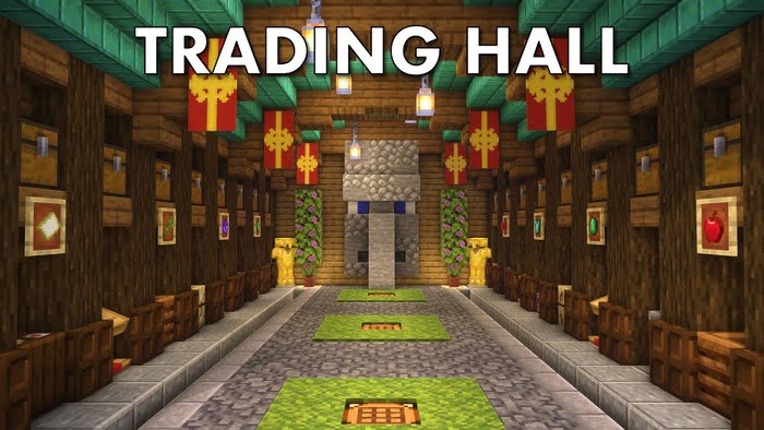 Minecraft trading hall