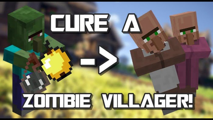 Minecraft zombify and cure villagers