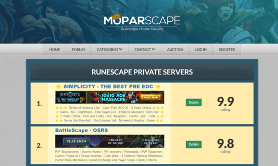 Moparscape Server Status