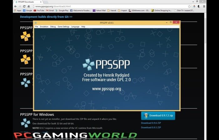 PPSSPP emulator