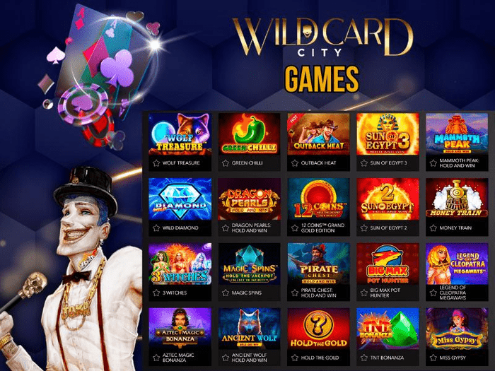 Wild Card City Casino Games 