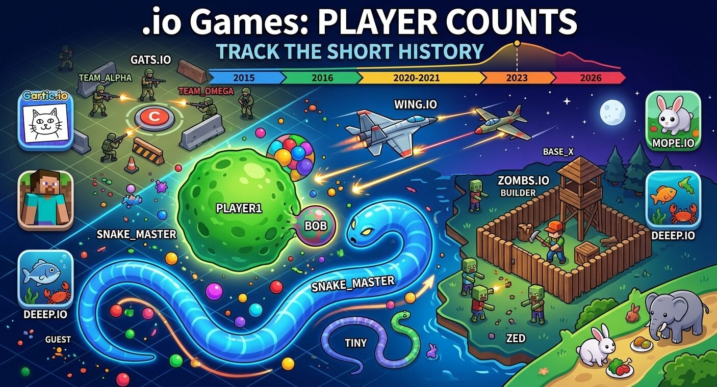 Player Counts Track the Short History of .io Games