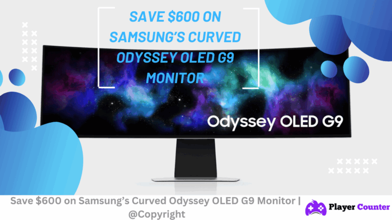 Save $600 on Samsung’s Curved Odyssey OLED G9 Monitor