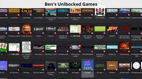 Unblocked Games By Ben Cloud Gaming Service