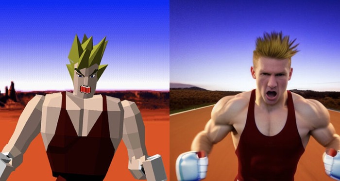 VIRTUA FIGHTER Characters Get An AI Makeover