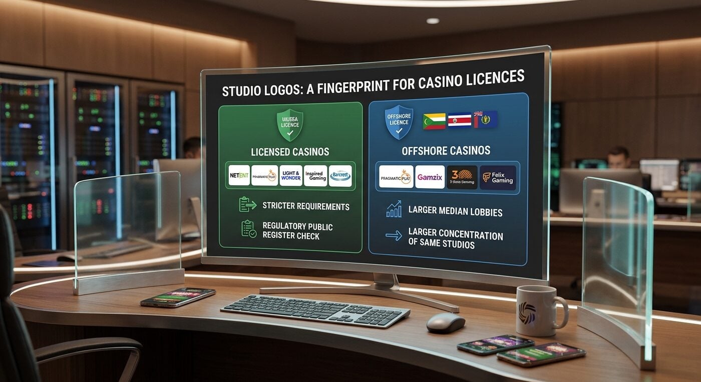 What the Studio Logos in a Casino Lobby Reveal About the Casino’s Licence