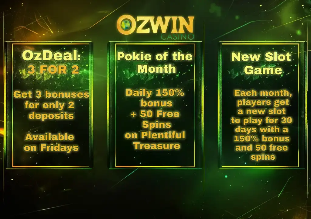 Deposit Bonuses OzWin Casino