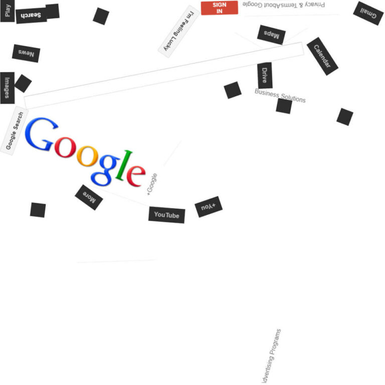 Google Float Easter Egg