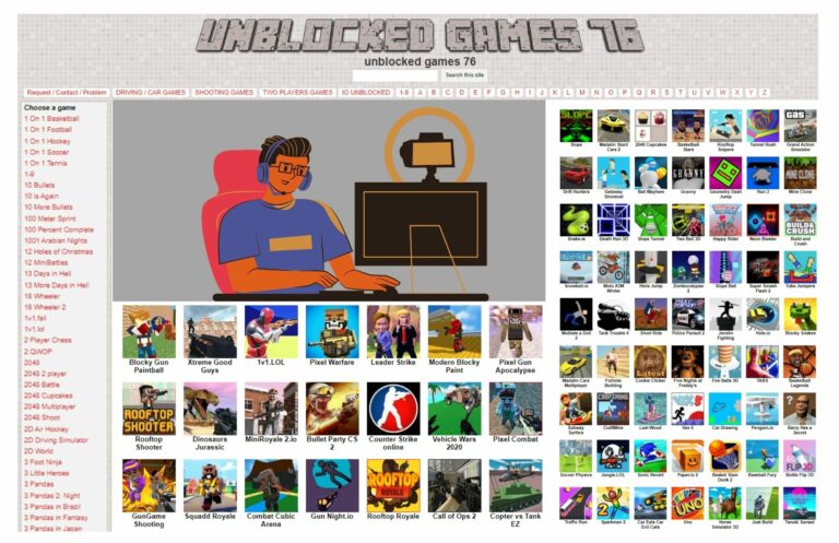 Unblocked Games 76: Your Ultimate Gaming Destination In 2023