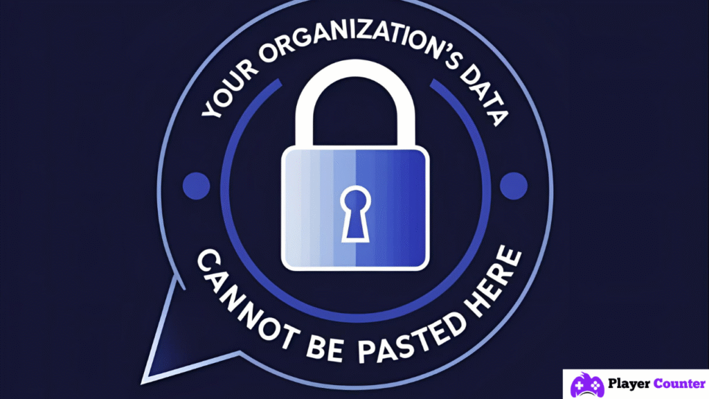your organization's data cannot be pasted here.